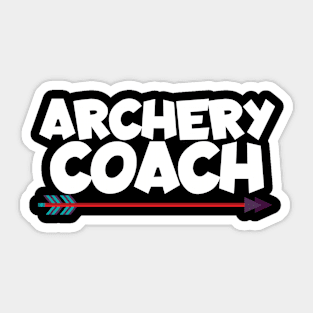 Archery coach Sticker